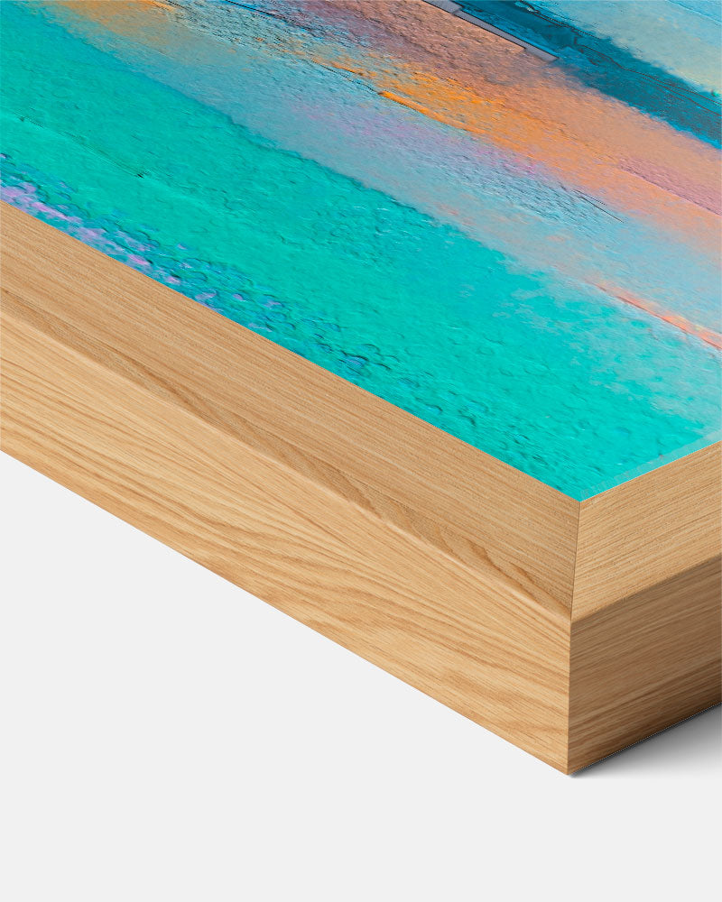 Abstracte Zeilboot Poster-WallArtistic