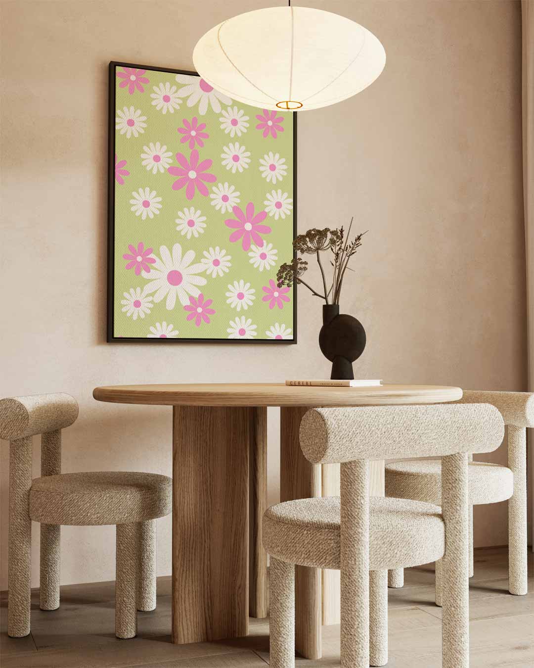Vrolijke Bloemenpracht Kunstwerk-canvas-dibond-plexiglas-wanddecoratie-WallArtistic