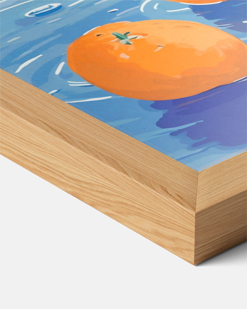 Zonnige Citrus Vibes Poster-WallArtistic