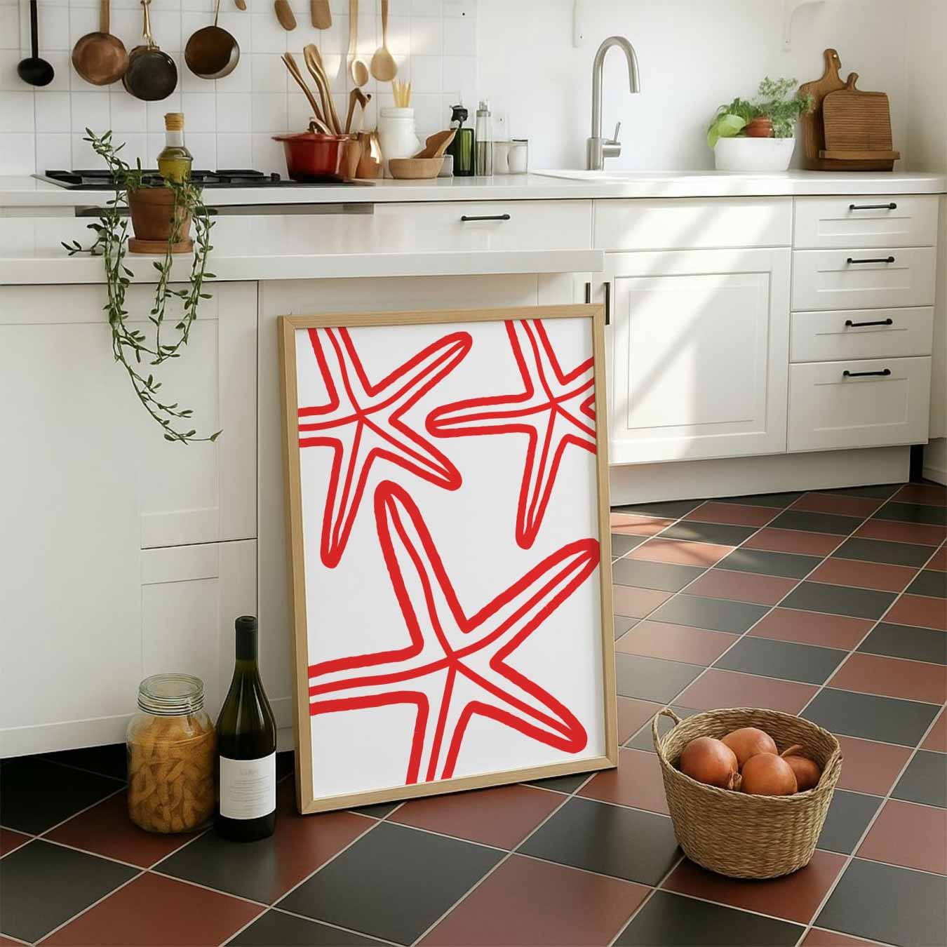 Zeesterren Avontuur Poster-WallArtistic