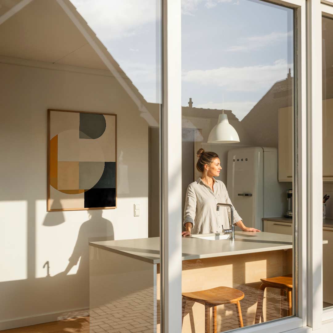 Elegante Geometrische Abstractie Poster-WallArtistic