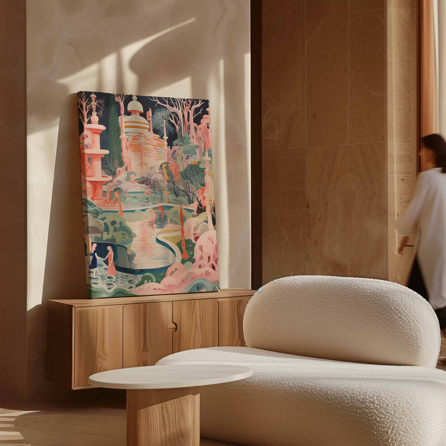 Magische Droomwereld Kunstwerk-canvas-dibond-plexiglas-wanddecoratie-WallArtistic