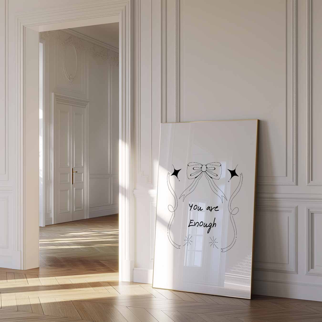 Inspirerende "You Are Enough" Poster