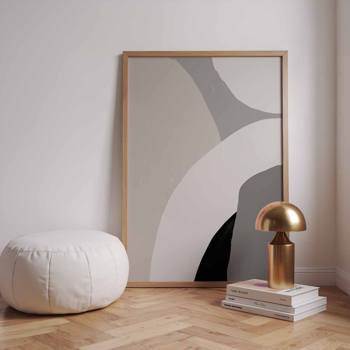Minimalistische Abstracte Kleurcompositie Poster