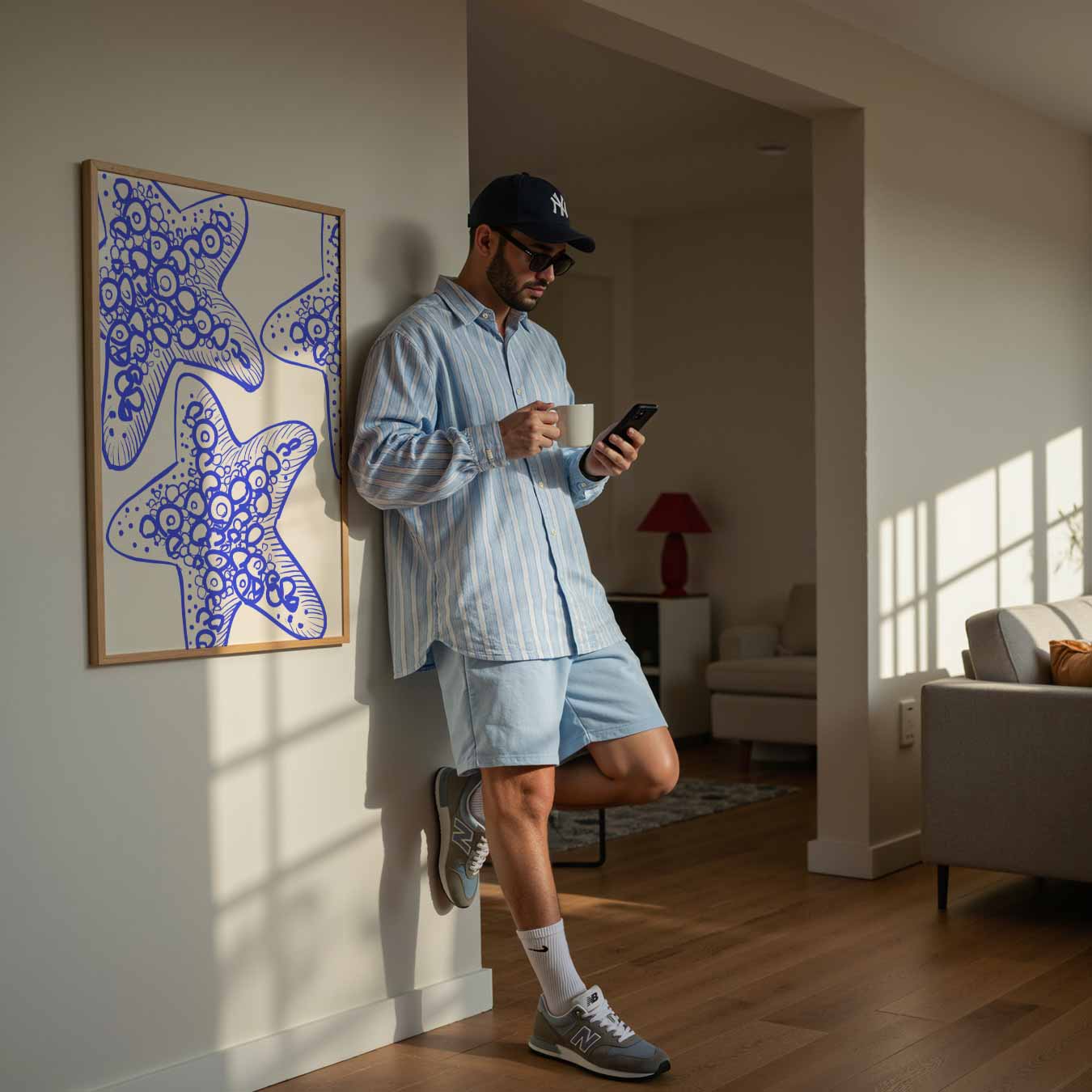 Zeesterren Paradijs Poster-WallArtistic