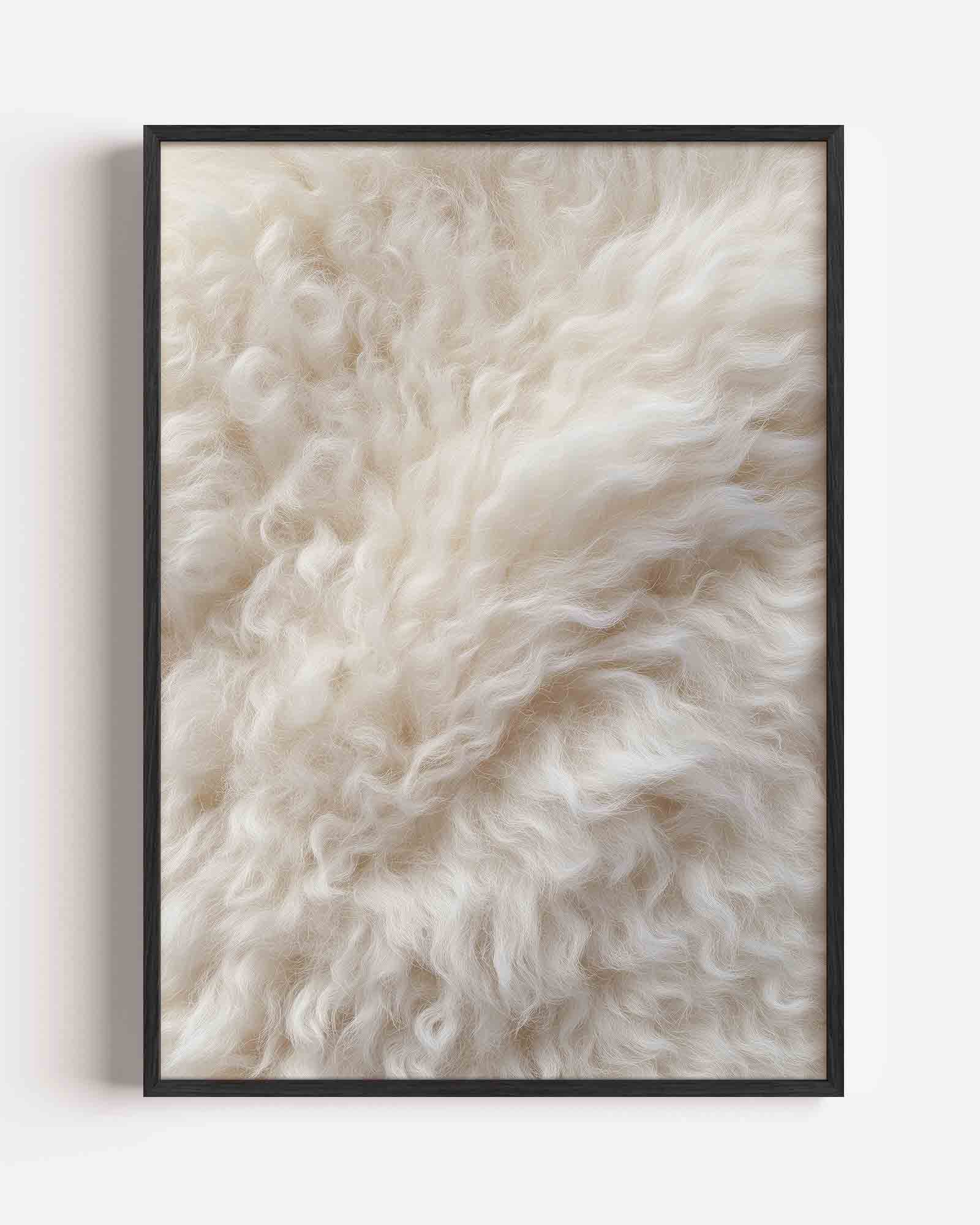 Wollige textuur Poster