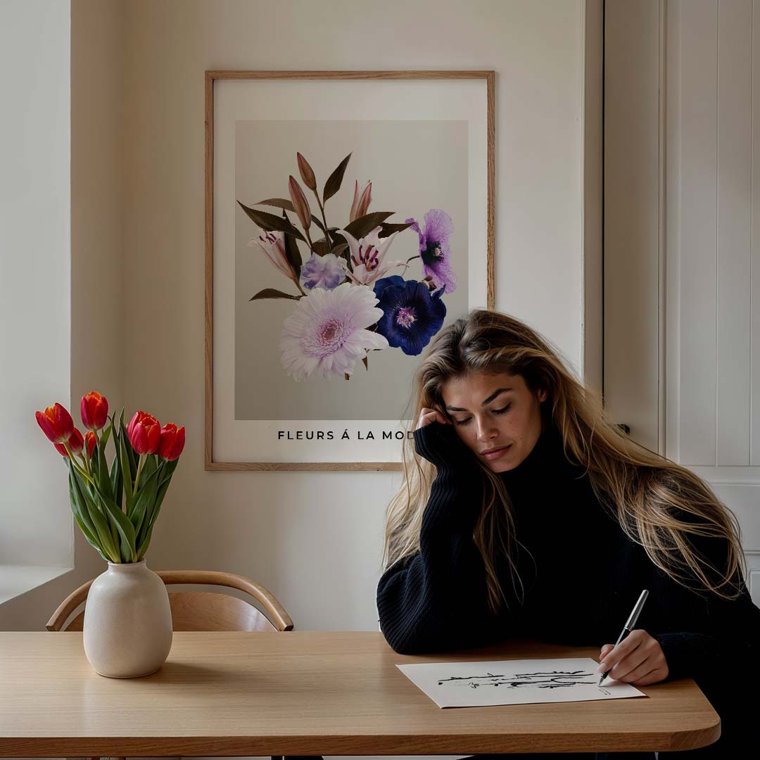 Bloemenpracht in Mode Poster-WallArtistic