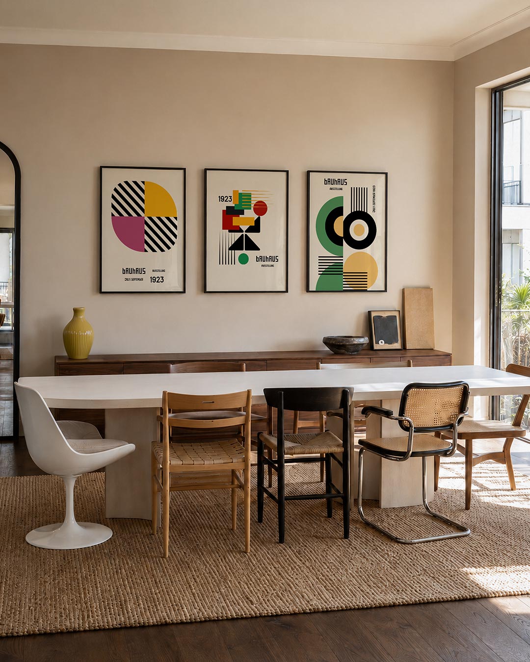 Vorm en kleurenspel Posterset