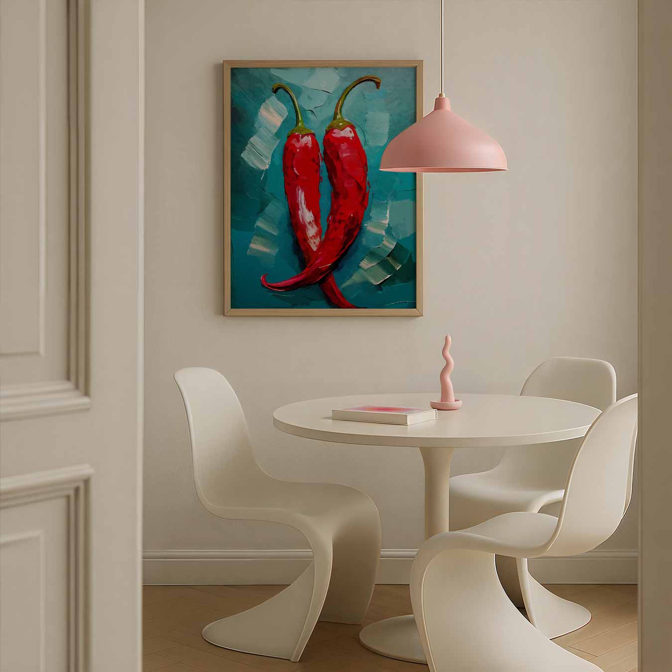 Spicy Chili Duo Poster-WallArtistic