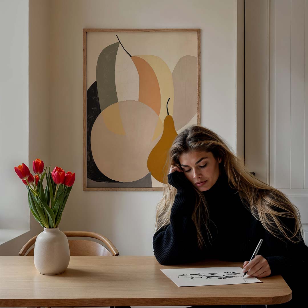 Abstracte Vormen Poster-WallArtistic