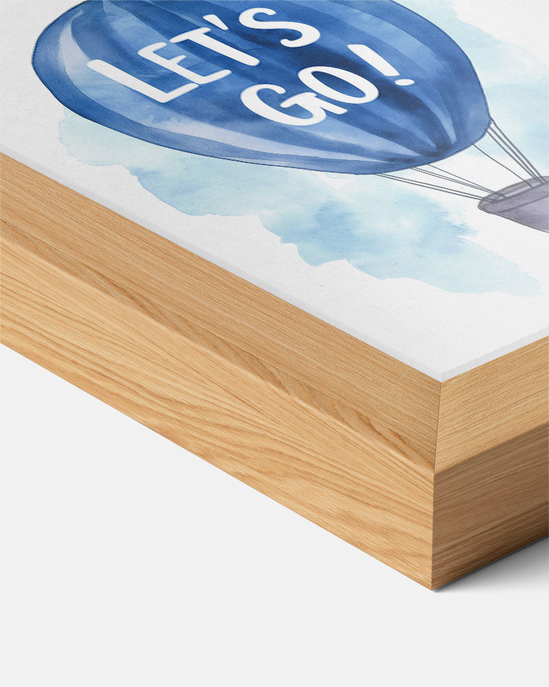 Inspirerende Luchtballon Poster
