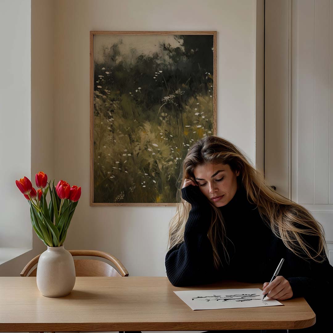 Veld van Dagdromen Poster-WallArtistic