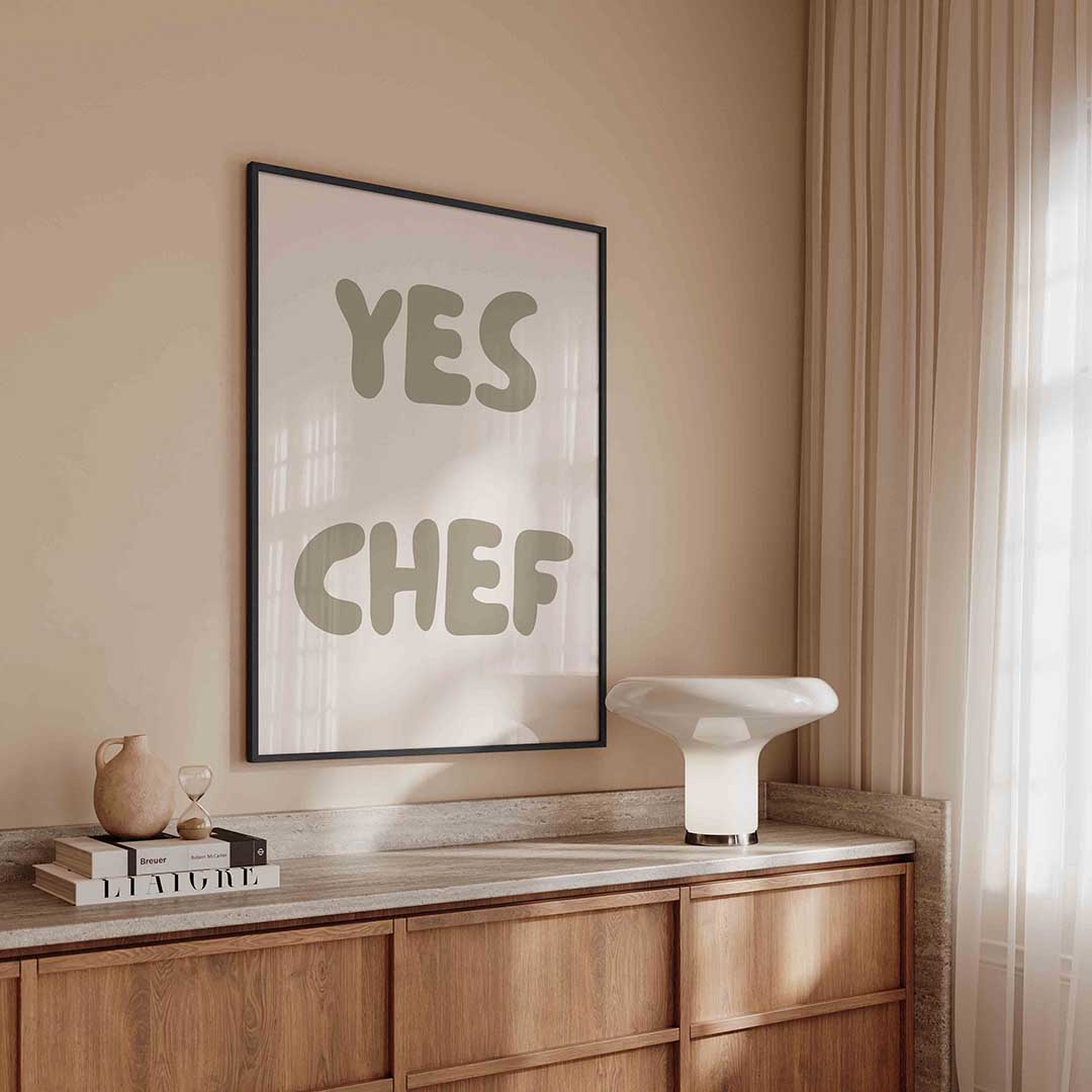 Yes chef Poster