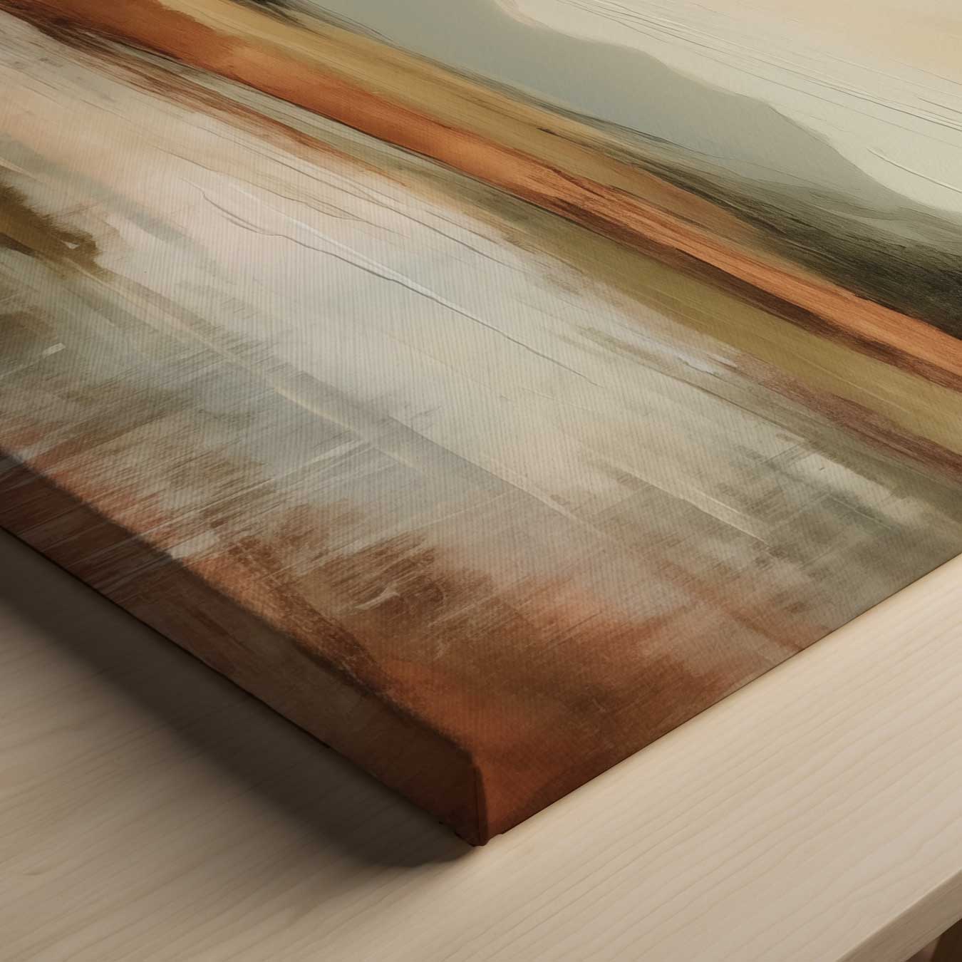 Rustieke Herfstlandschap Kunstwerk-canvas-dibond-plexiglas-wanddecoratie-WallArtistic