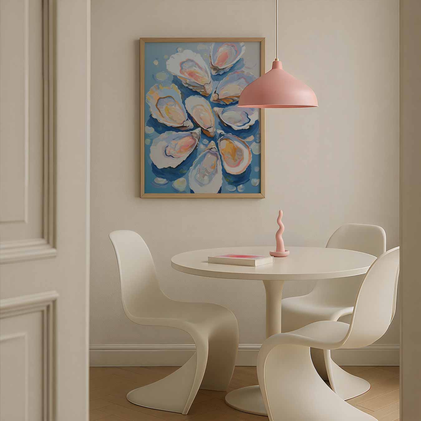 Oceanische Oester Droom Poster-WallArtistic