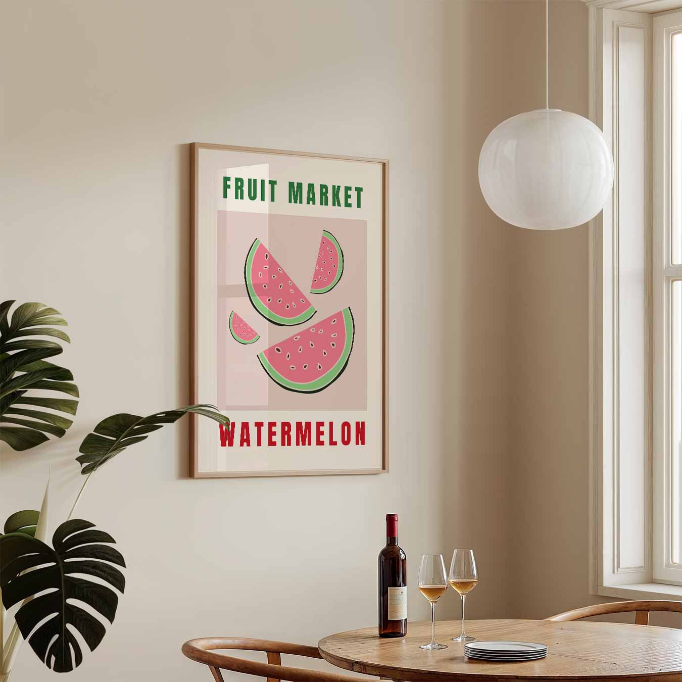 Verfrissende Watermeloen Poster