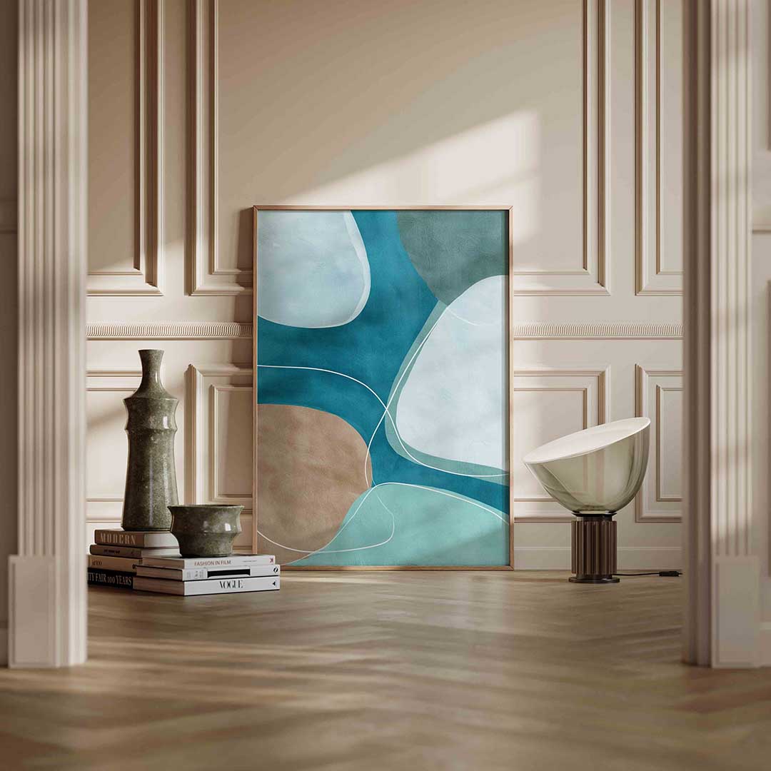 Abstracte vormen Poster