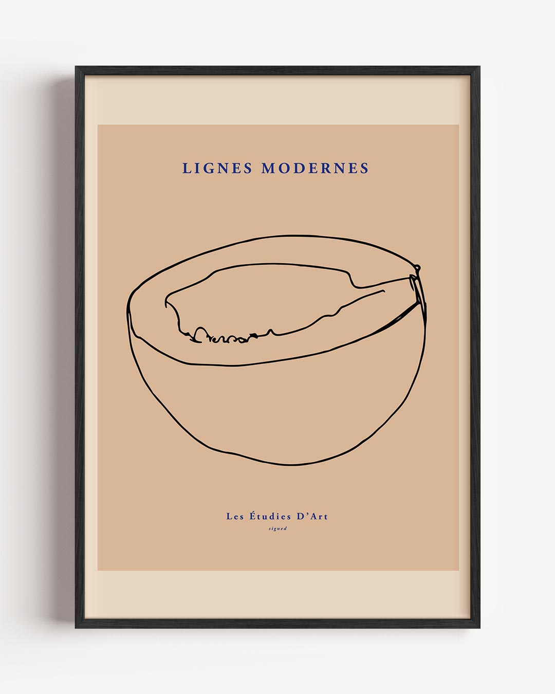 Moderne Lijnen Kunstposter-WallArtistic