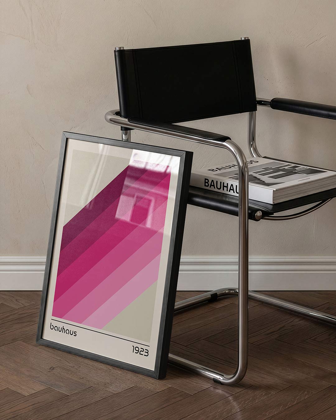 Diagonale kleurvlakken Poster