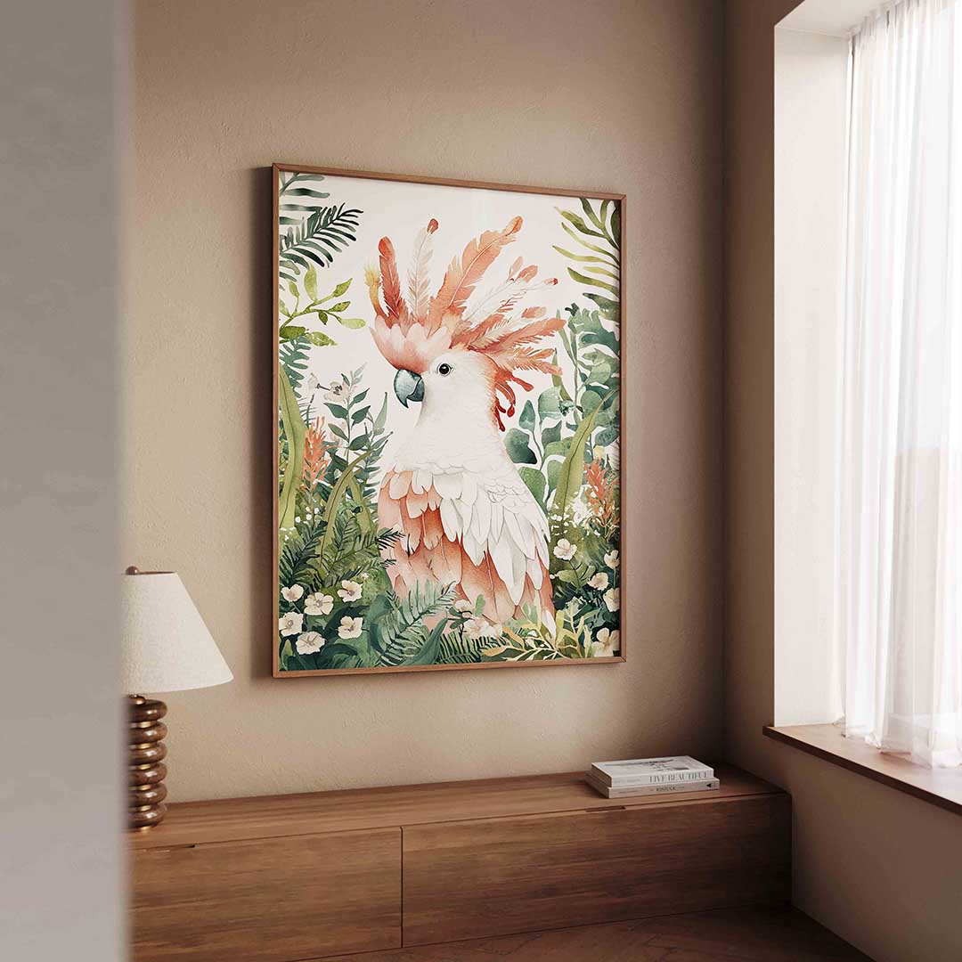 Papegaai in jungle Poster