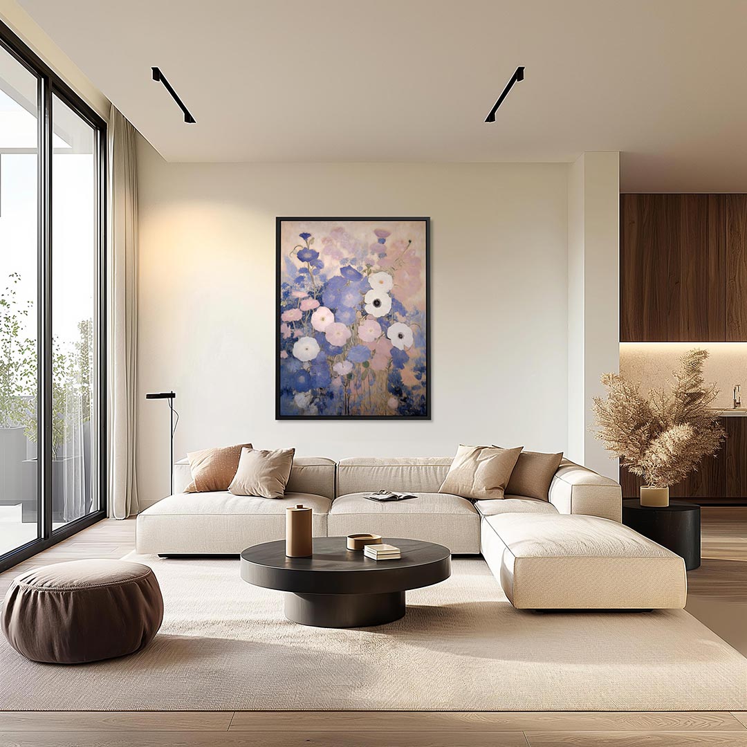 Bloemrijke compositie Kunstwerk