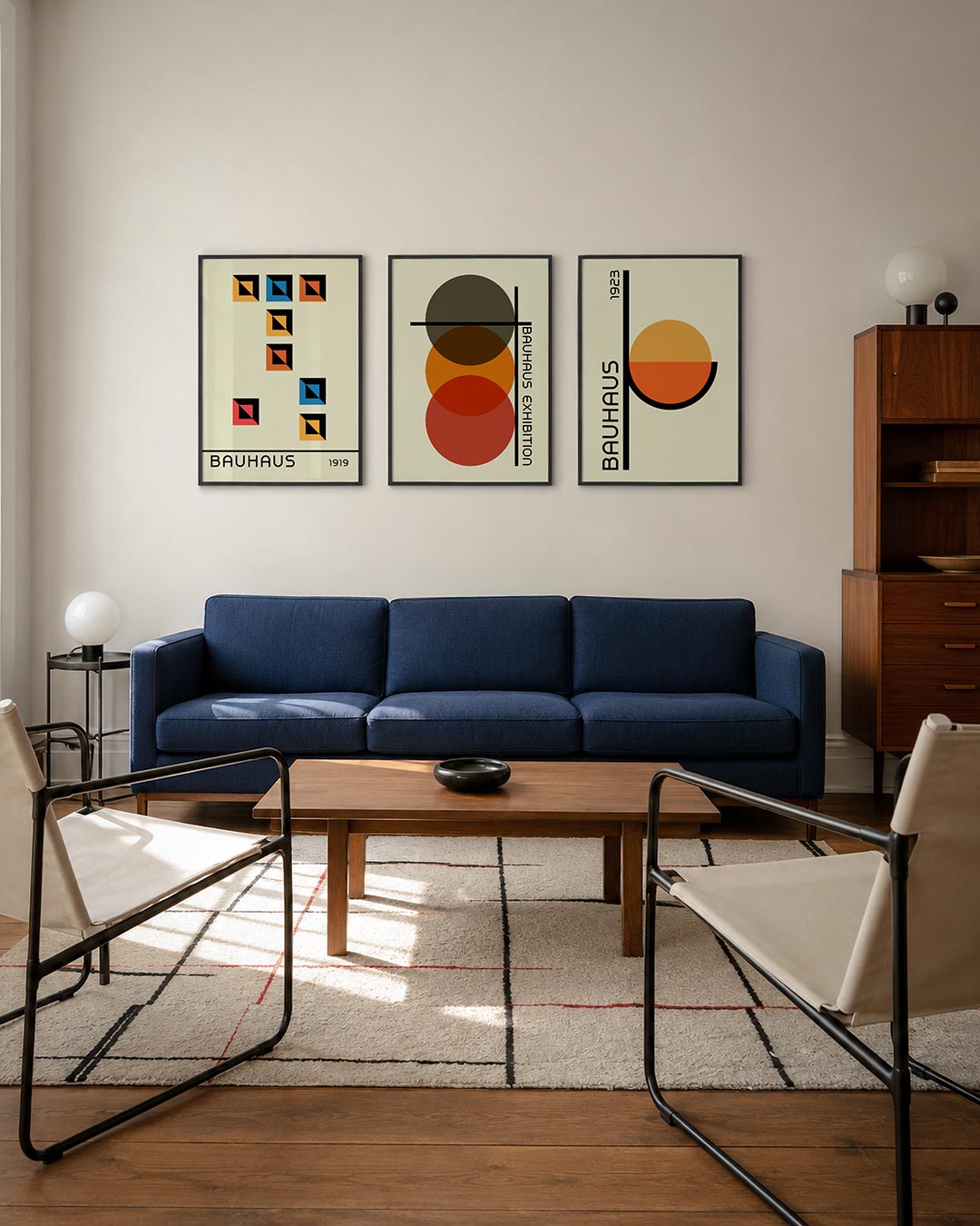 Kleurrijke vlakken Posterset