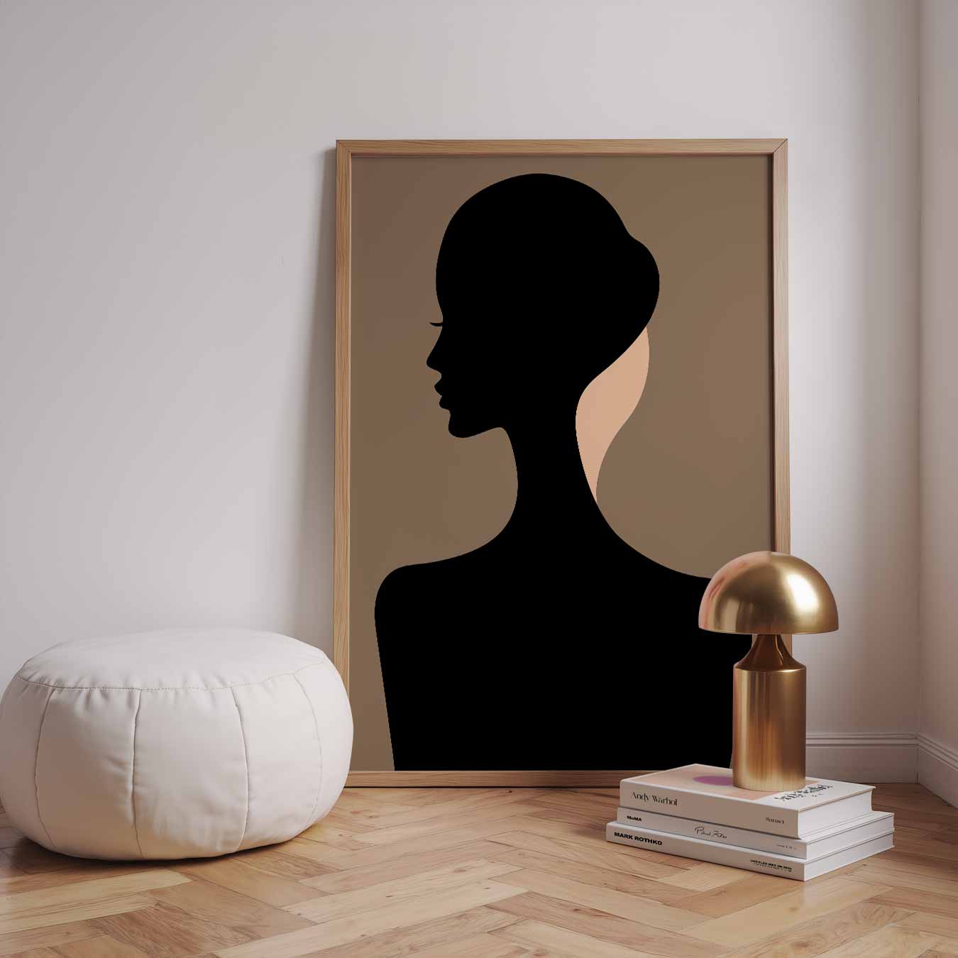 Elegante Silhouet Damesposter