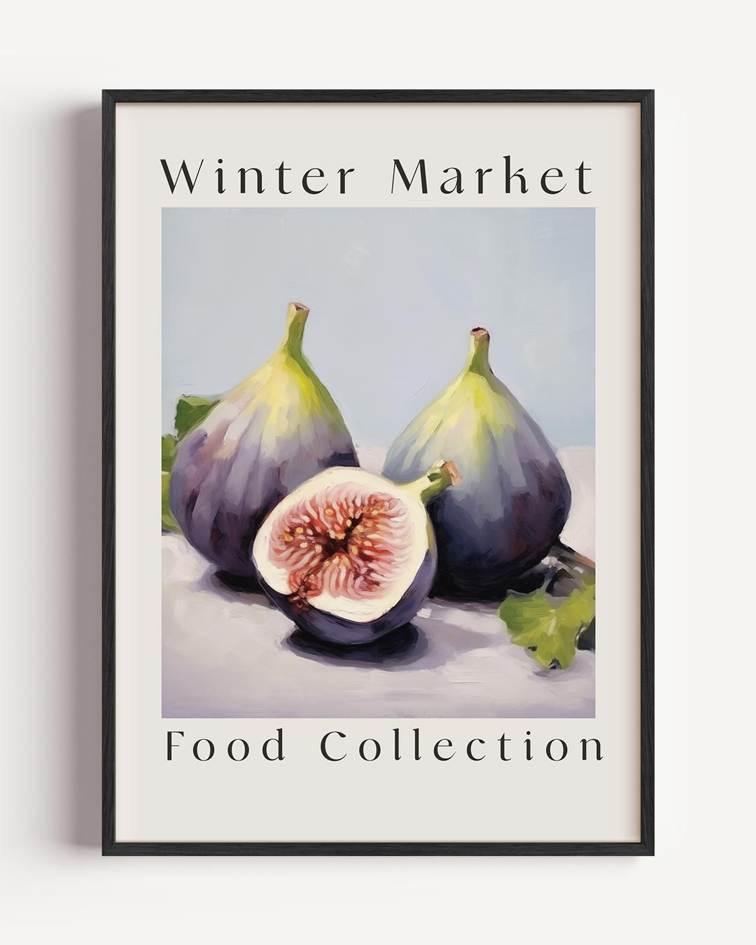 Winter Market Vijgenposter-WallArtistic