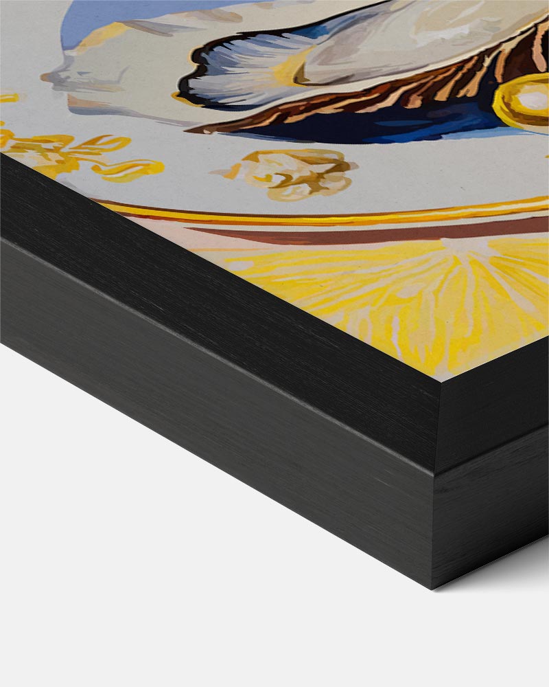Elegant Oyster Diner Poster