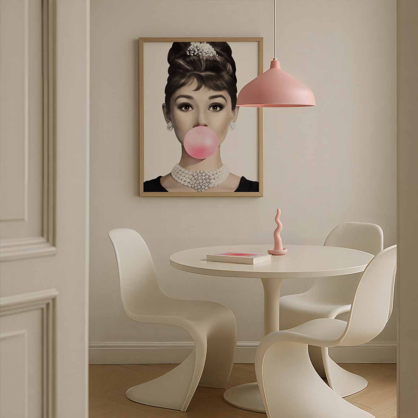 Stijlvolle Elegantie met een Knipoog Poster