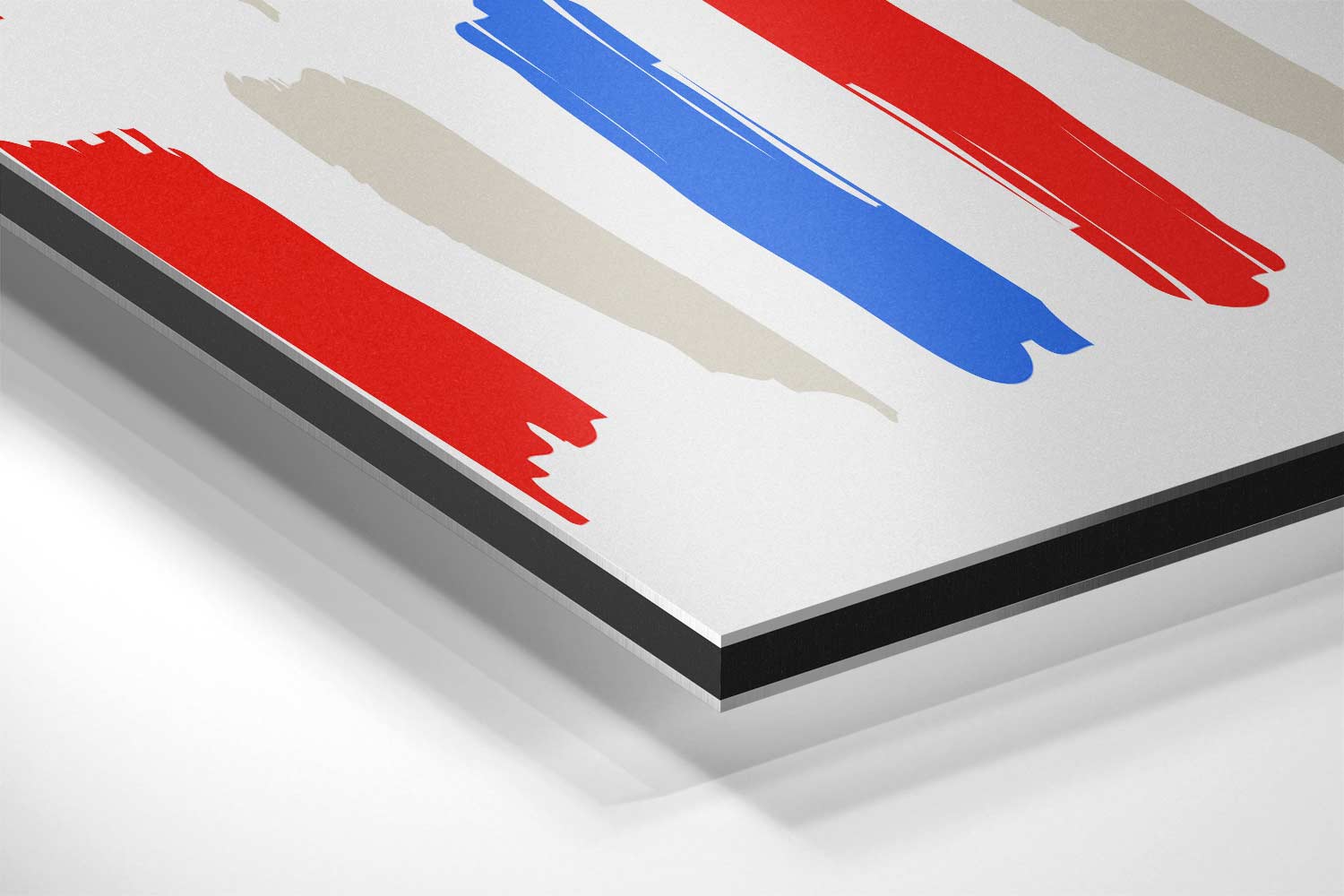 Kleurrijke Strepen Kunstwerk-canvas-dibond-plexiglas-wanddecoratie-WallArtistic