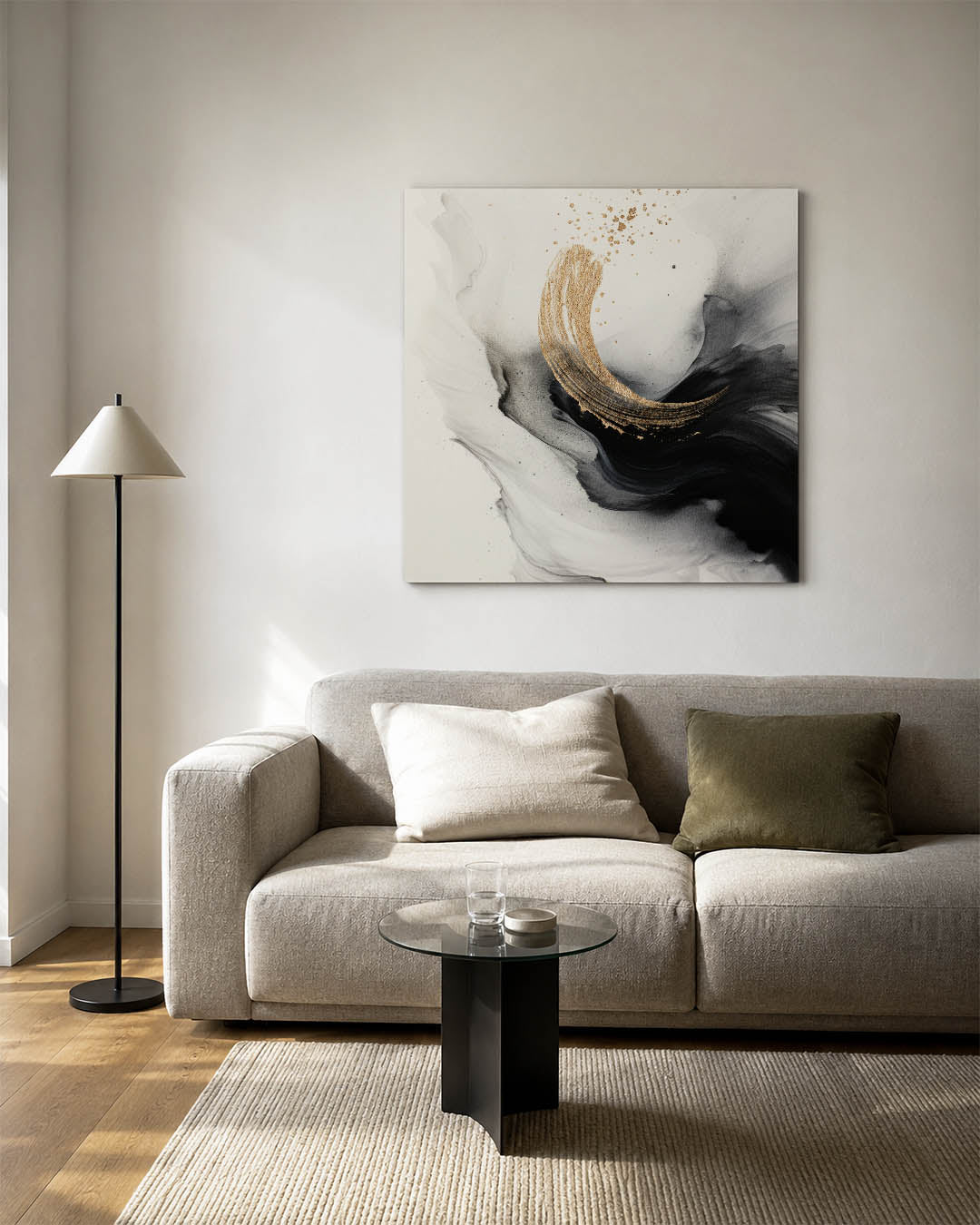 Dynamische vormen Kunstwerk