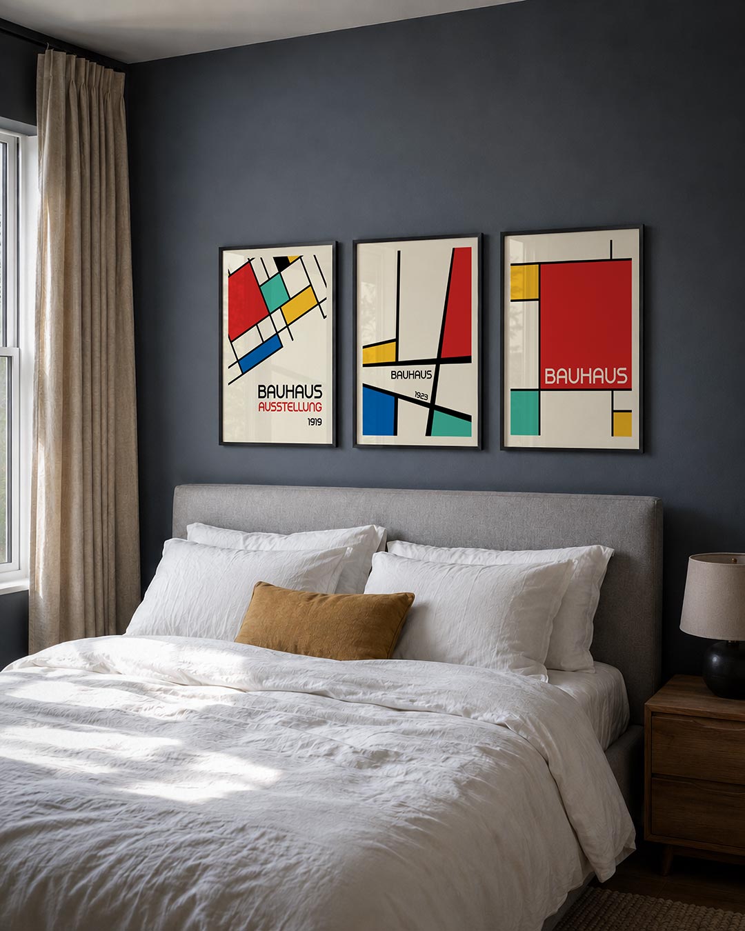 Kleurvlakken en lijnen Posterset