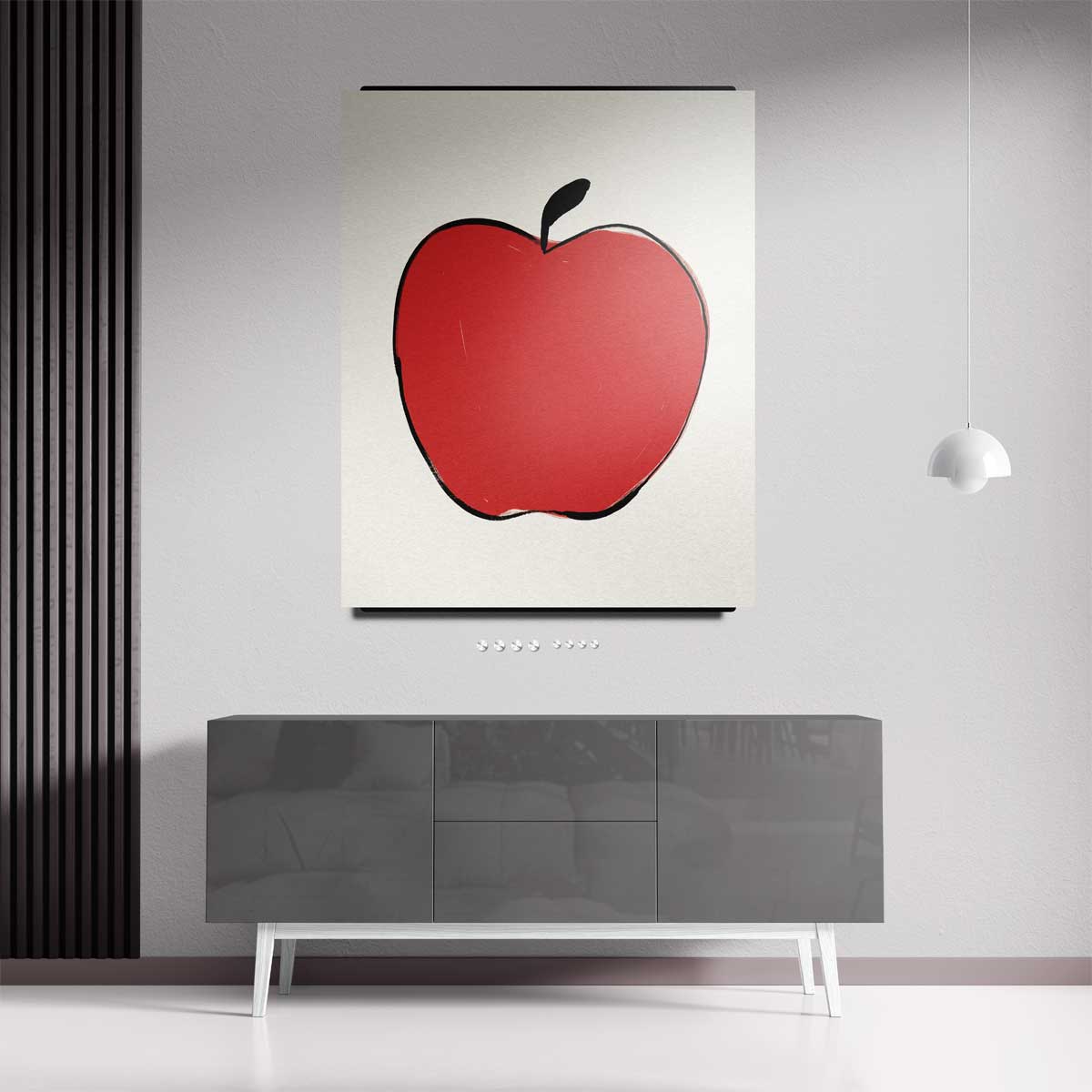 De Levende Appel Kunstwerk-canvas-dibond-plexiglas-wanddecoratie-WallArtistic