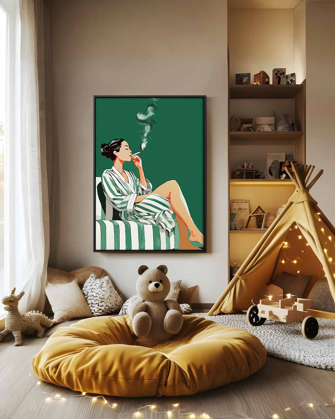 Ontspannen Moment Kunstwerk-canvas-dibond-plexiglas-wanddecoratie-WallArtistic