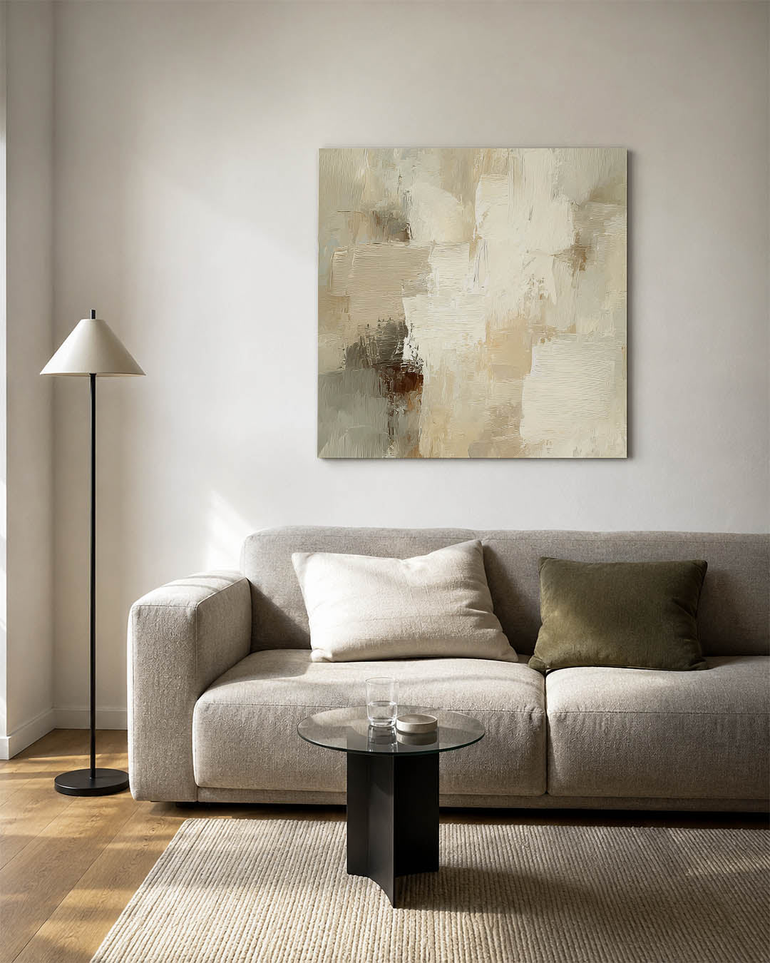 Zachte aardetinten Kunstwerk