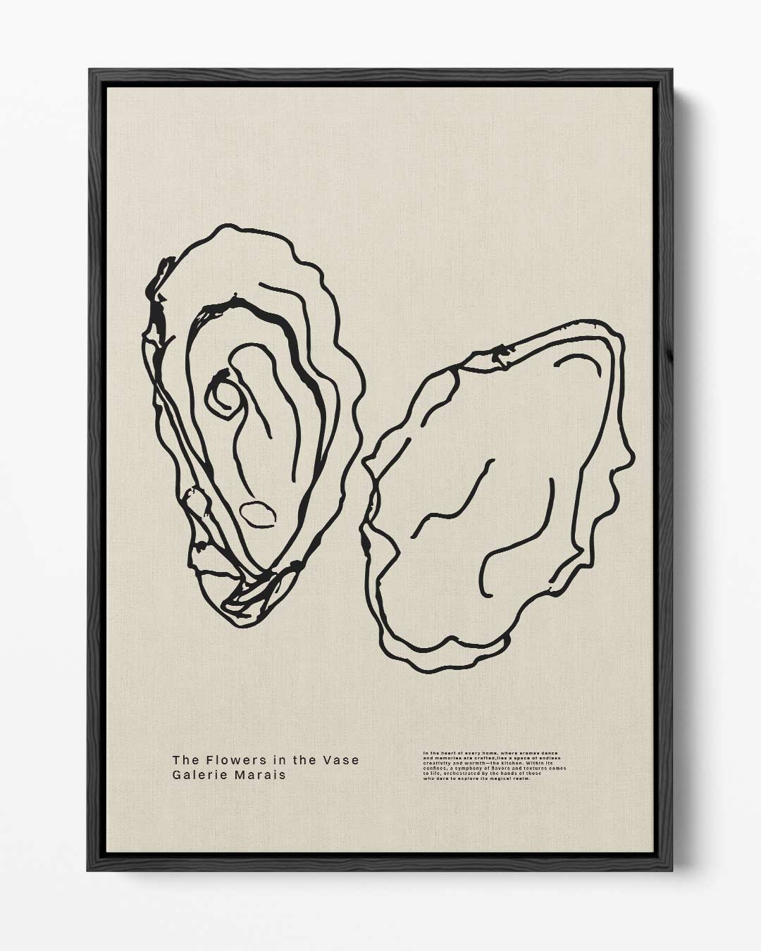 Oesterlijnenschets Kunstwerk-canvas-dibond-plexiglas-wanddecoratie-WallArtistic