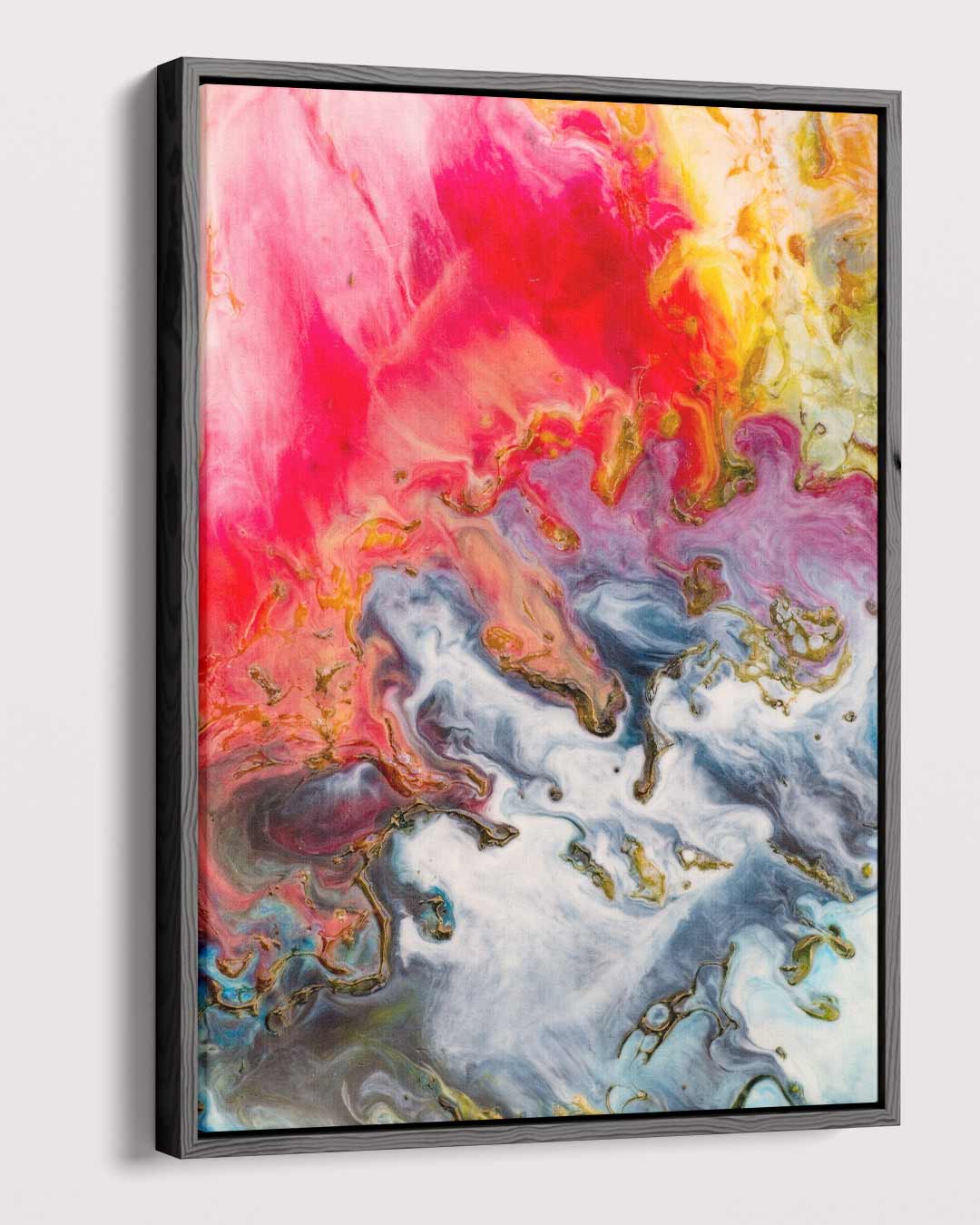 Kleurrijke Kosmos Kunstwerk-canvas-dibond-plexiglas-wanddecoratie-WallArtistic