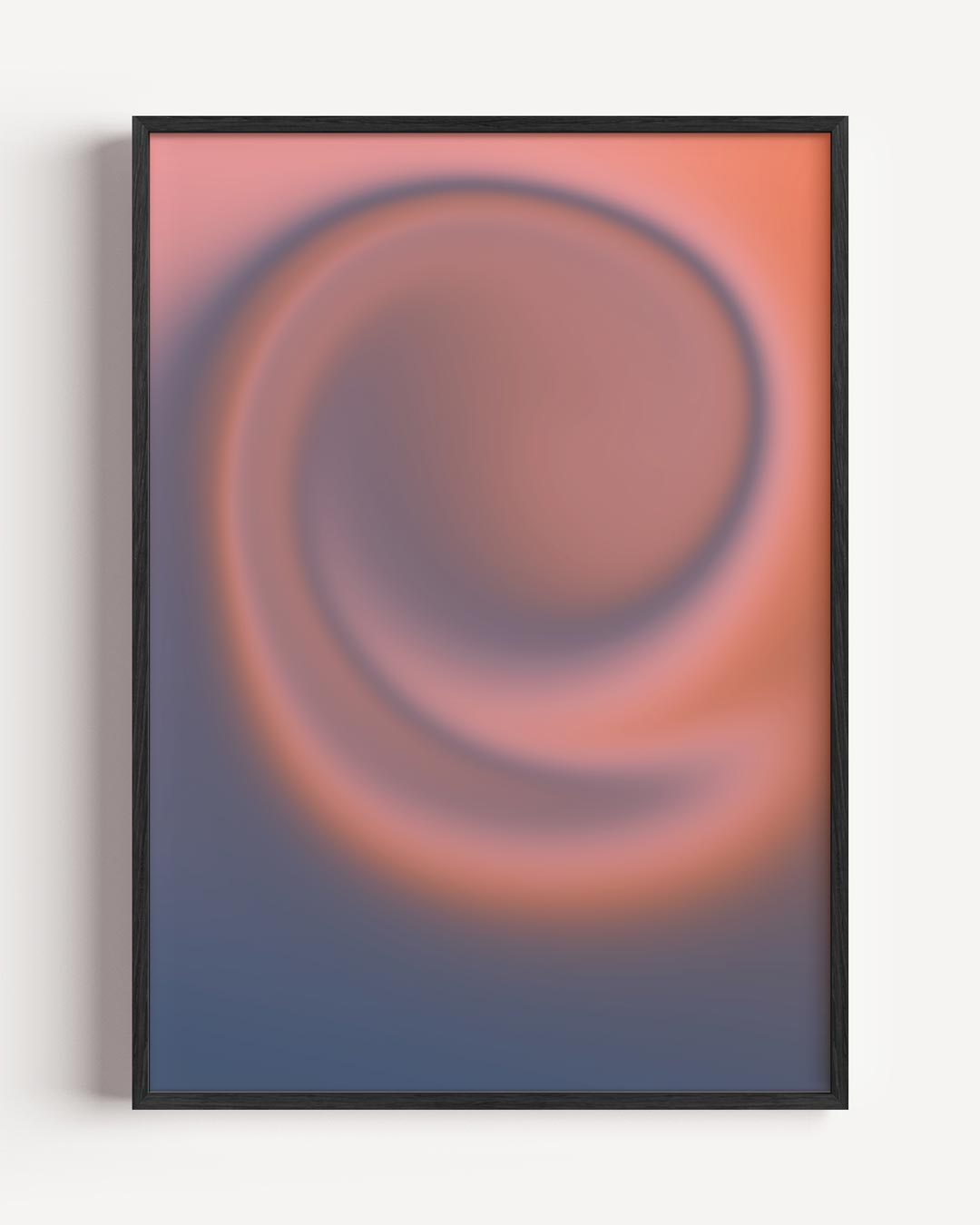 Rustgevende Abstracte Kleurenpracht Poster-WallArtistic