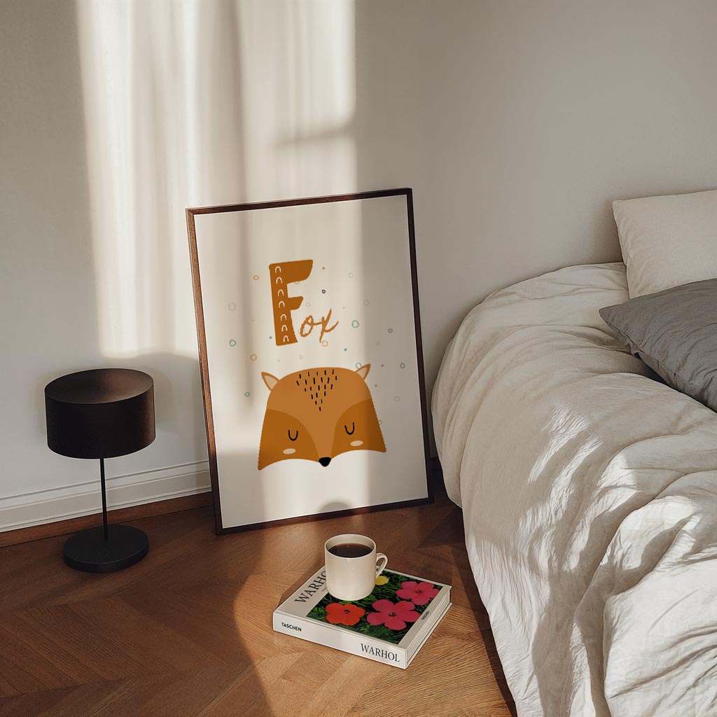 Dromerige Vos Kinderkamer Poster
