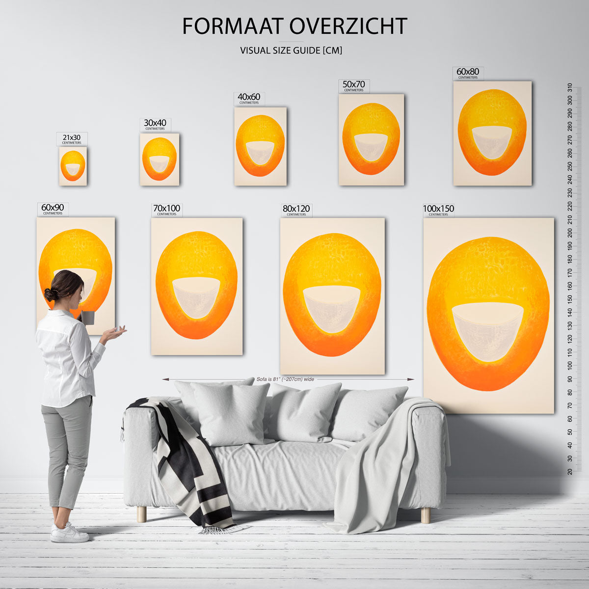 Ovale vormen Poster