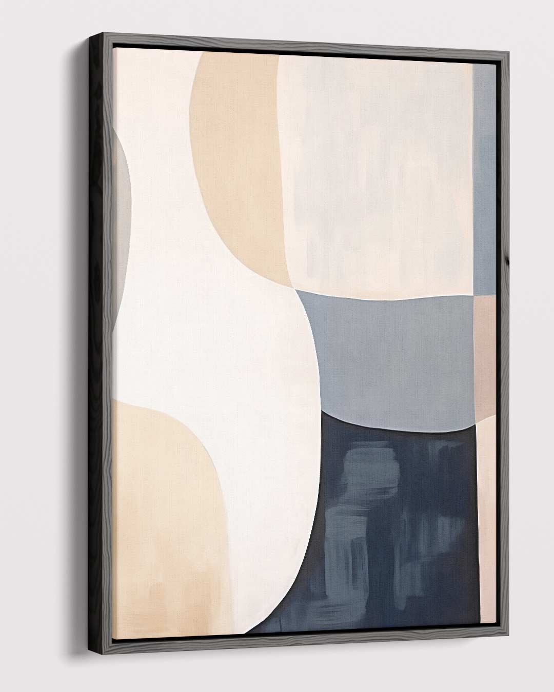 Abstracte Harmonie in Aardetinten Kunstwerk-canvas-dibond-plexiglas-wanddecoratie-WallArtistic
