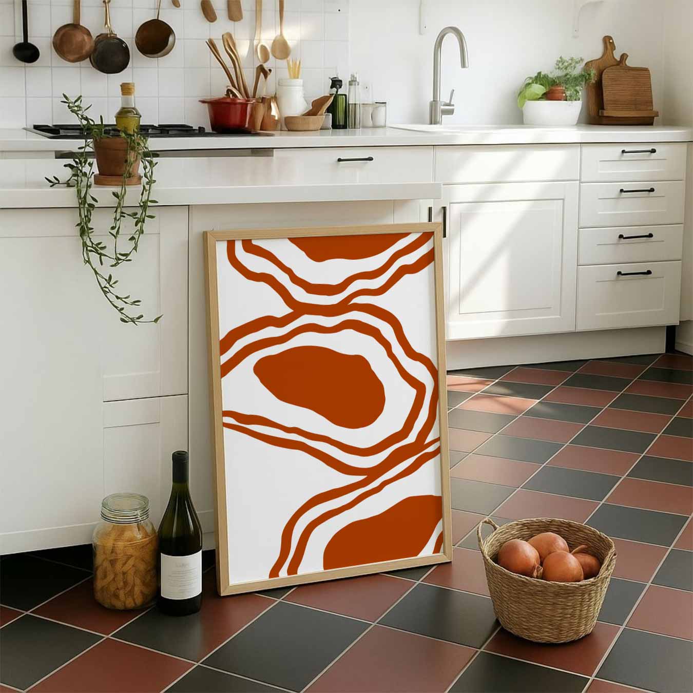 Organische Patronen Poster-WallArtistic