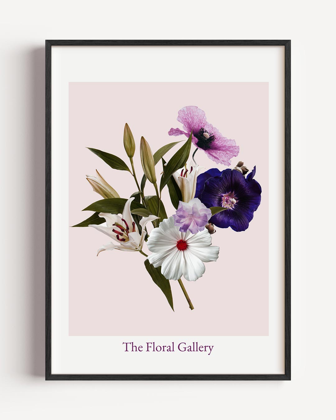 Bloemenpracht op Canvas Poster-WallArtistic