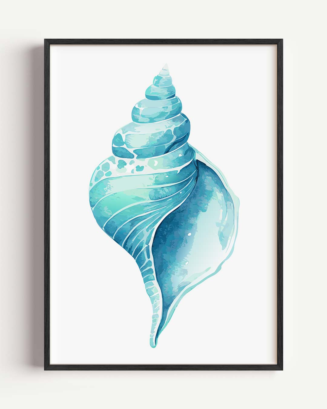 Rustgevende Schelpen Poster-WallArtistic