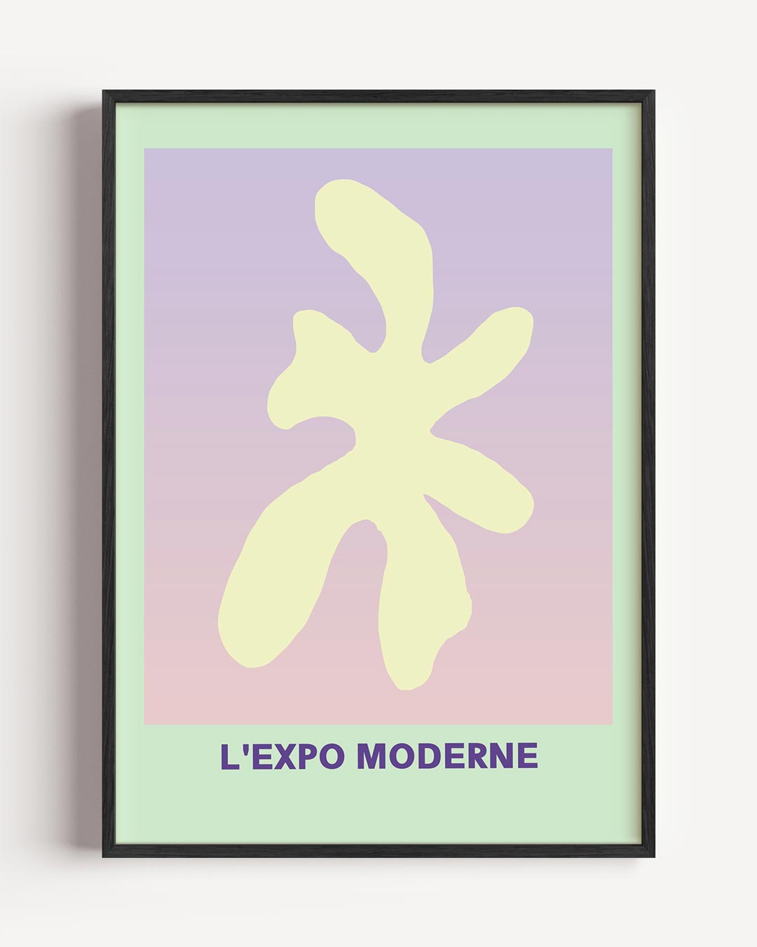 Moderne Pastel Kunstposter-WallArtistic