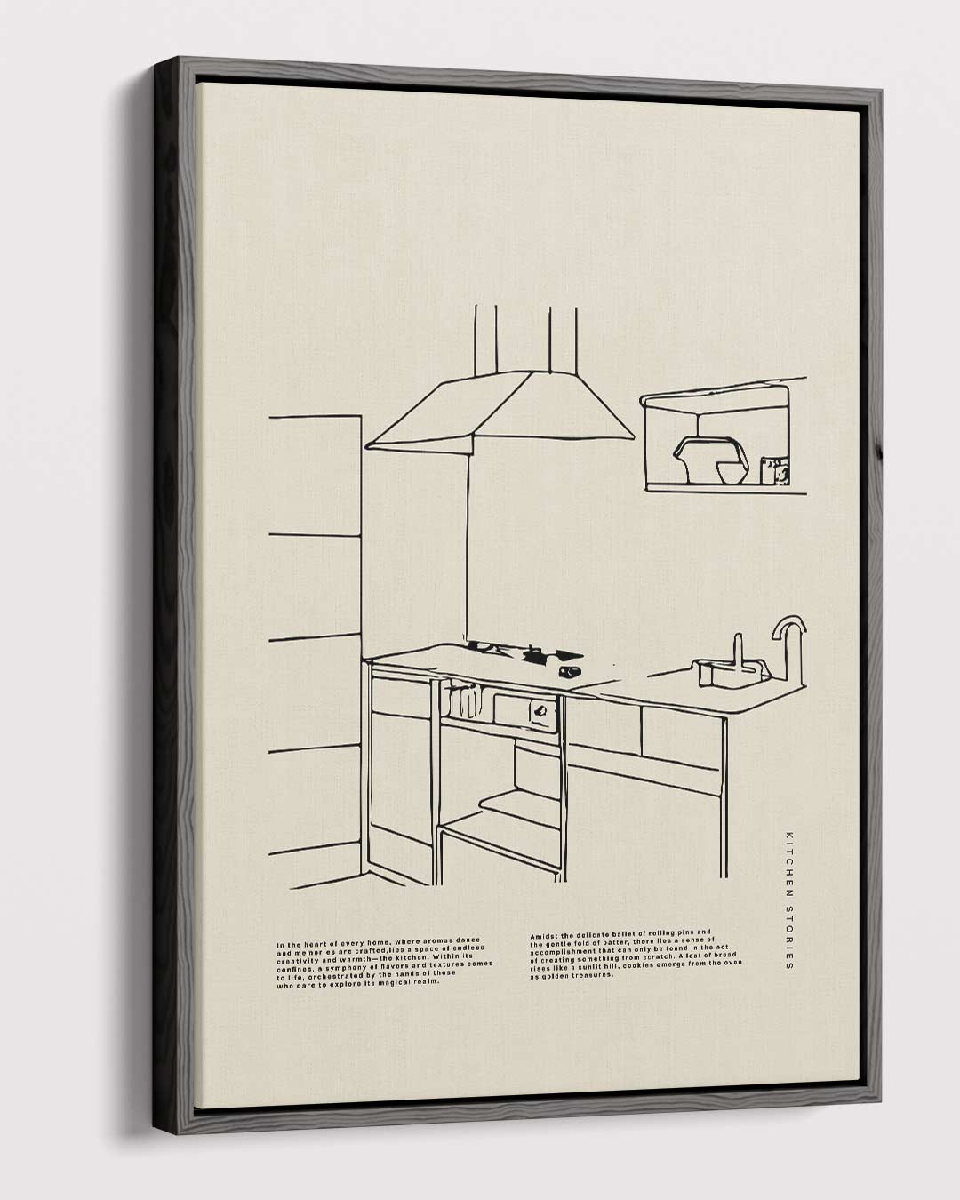 Keukenverhalen Illustratie Kunstwerk-canvas-dibond-plexiglas-wanddecoratie-WallArtistic