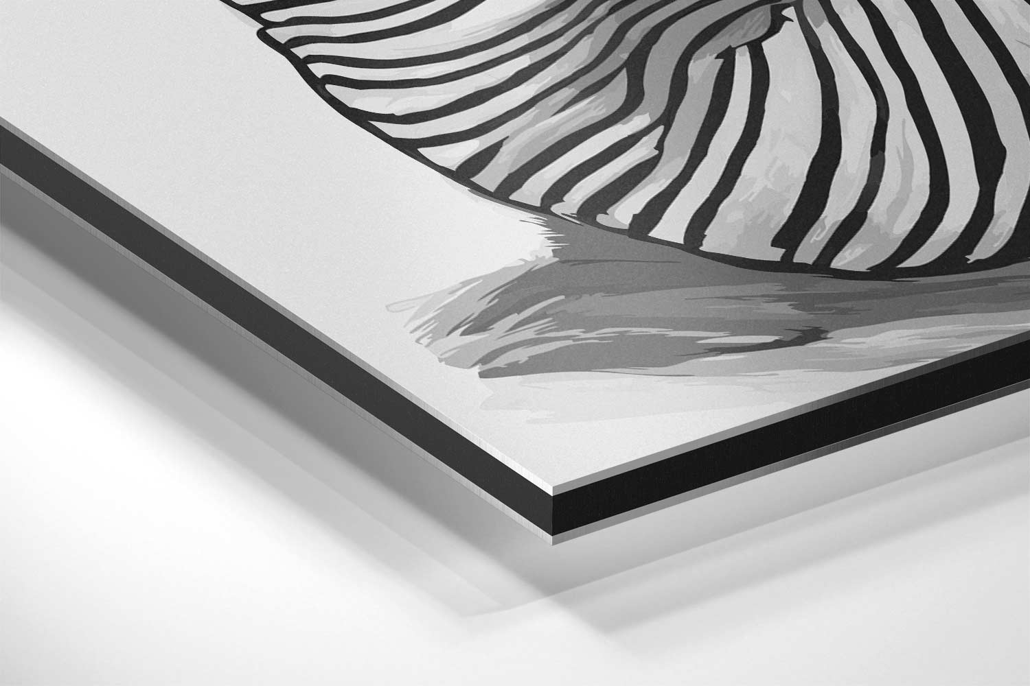 Dromerige Streepjes Kunstwerk-canvas-dibond-plexiglas-wanddecoratie-WallArtistic