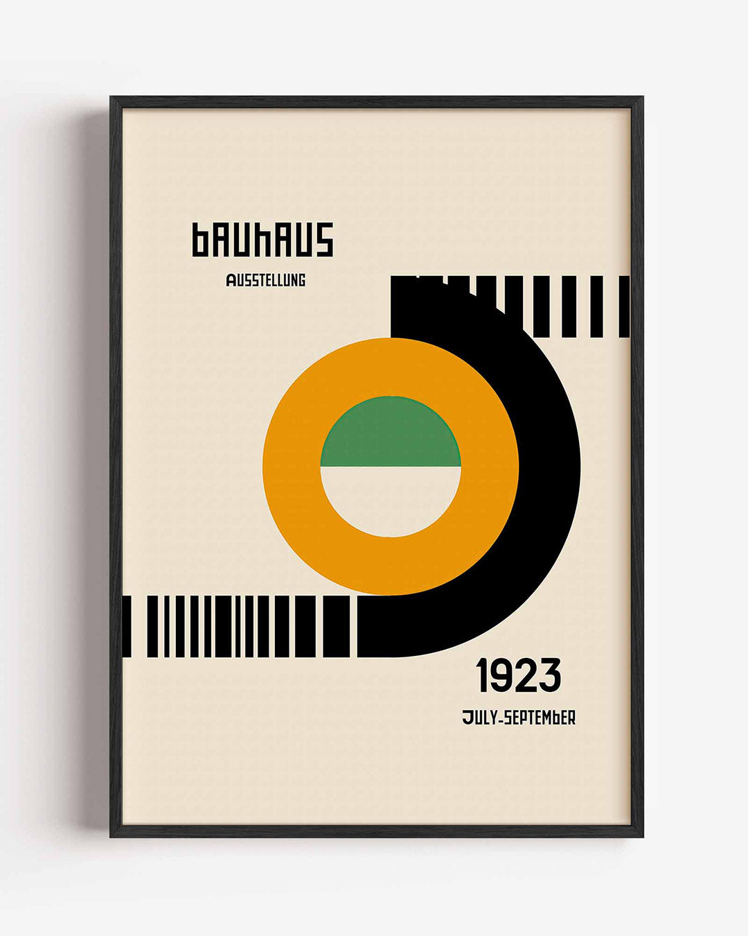 Grafische cirkelcompositie Poster