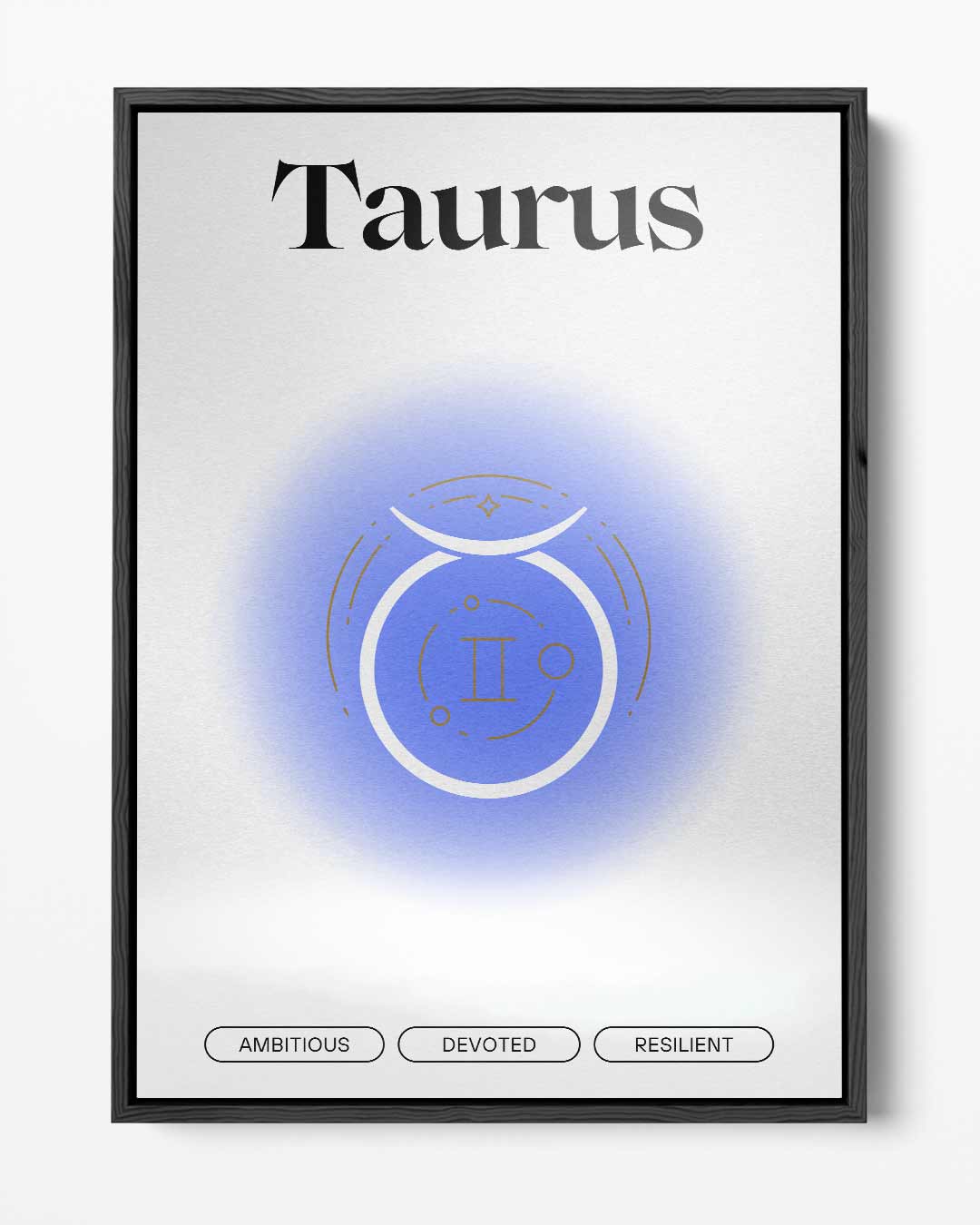 Taurus Zodiac Kunstwerk Kunstwerk-canvas-dibond-plexiglas-wanddecoratie-WallArtistic